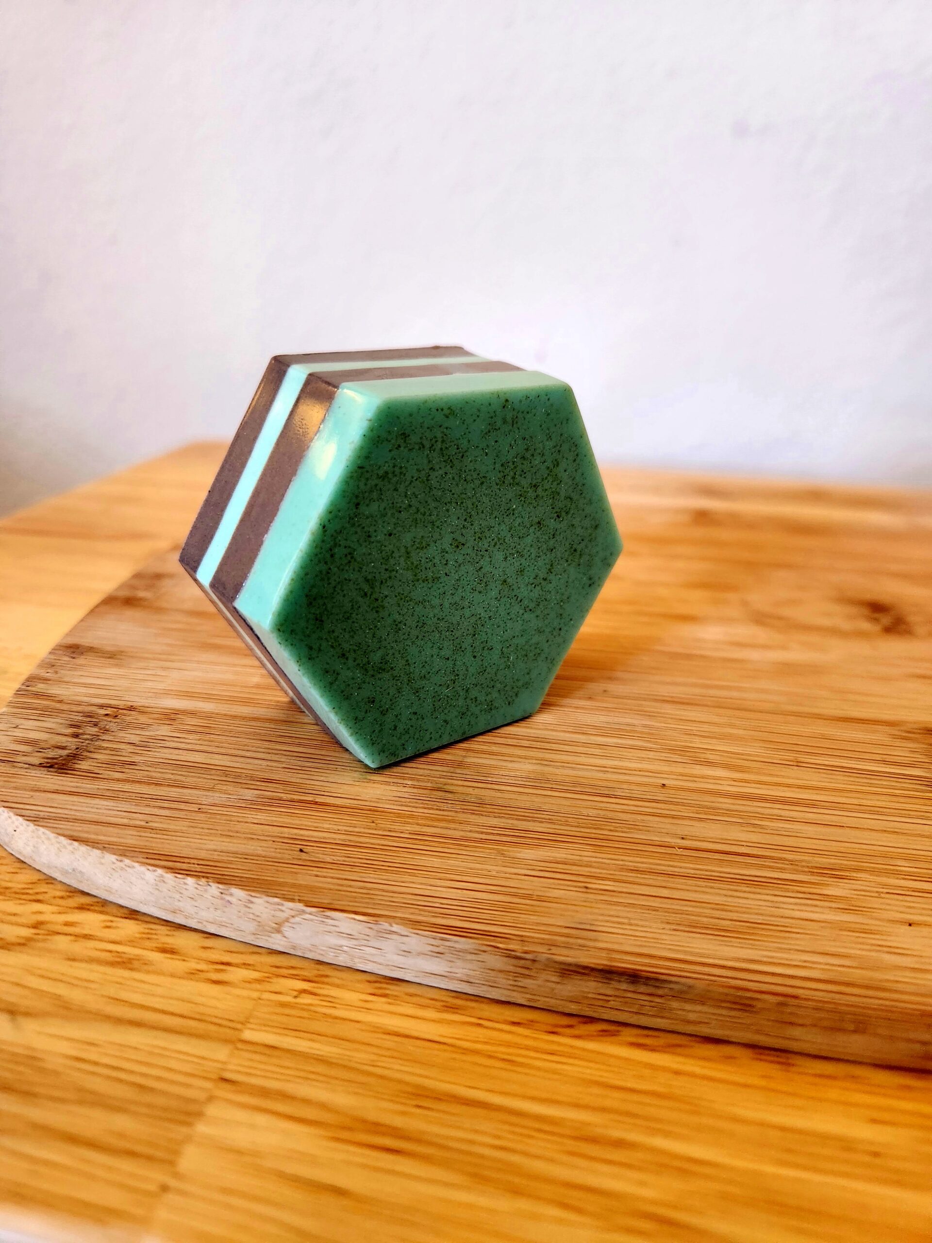 Chocolate Mint Oatmeal Soap